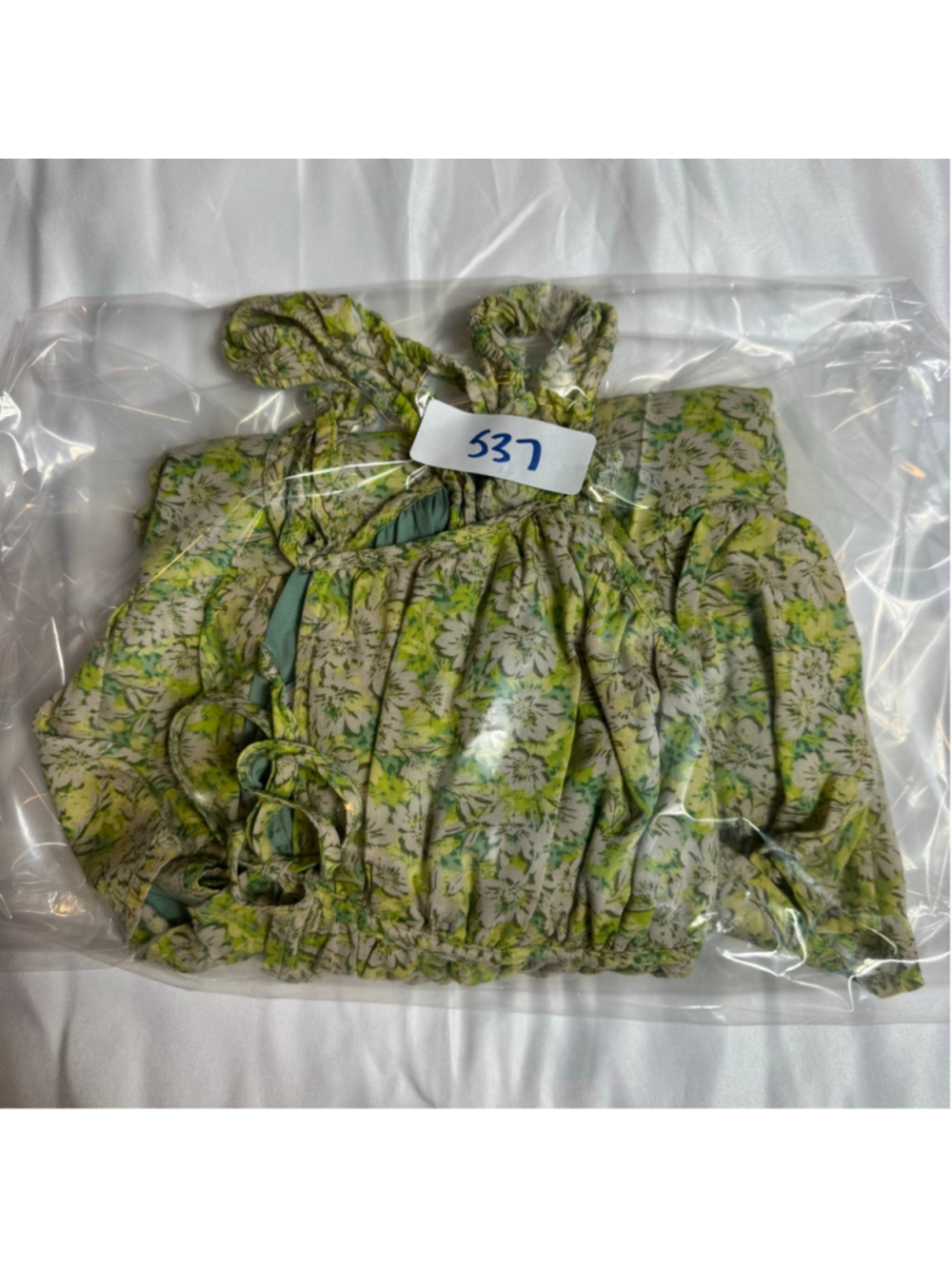 Women's American Eagle Green Yellow Floral Mini Dress XS - Picture 8 of 8